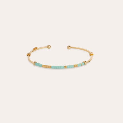 Gold Zanzibar Bracelet - Turquoise