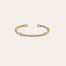 Bracelet Zanzifull jonc strass doré