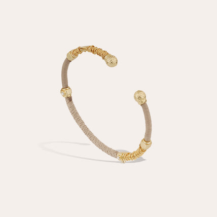 Bracelet Zanzifull jonc strass doré