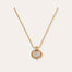 Collier Amarante doré - Quartz Rose 