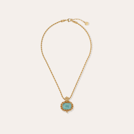 Collier Amarante doré