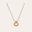 Collier Amarante doré - Nacre Blanche