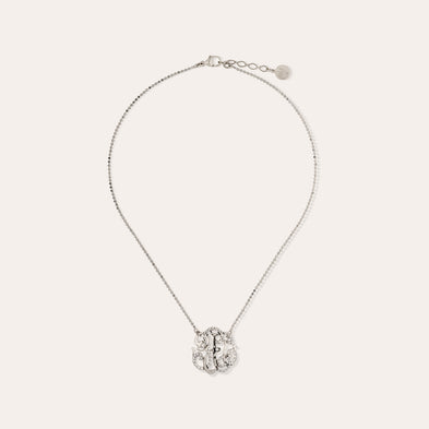 Collier Arabesque petit modèle argenté