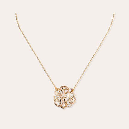 Small Gold Arabesque Necklace