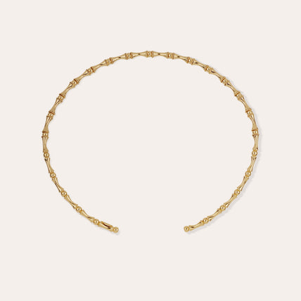 Collier Bambou doré