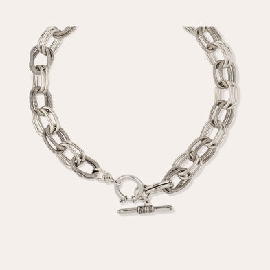 Collier Bell argenté