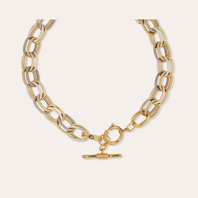 Collier Bell bicolore