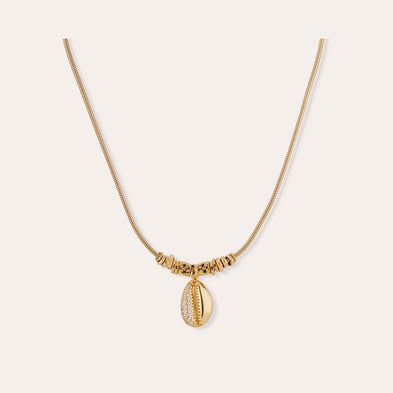 Collier Bia Coki strass doré