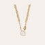 Collier Billy doré - Nacre blanche