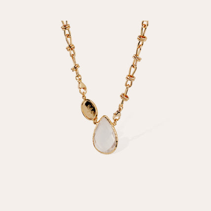 Collier Billy doré - Cristal
