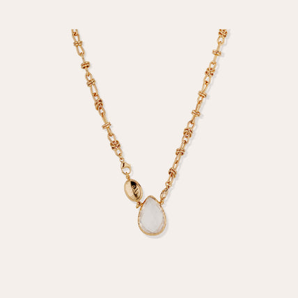 Collier Billy doré - Cristal