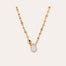 Collier Billy doré - Cristal