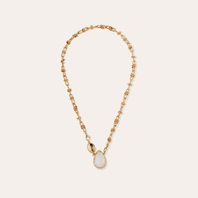 Collier Billy doré - Cristal