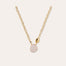 Collier Billy doré - Quartz rose