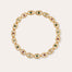 Collier Carthage doré - Malachite, Améthyste & Amazonite