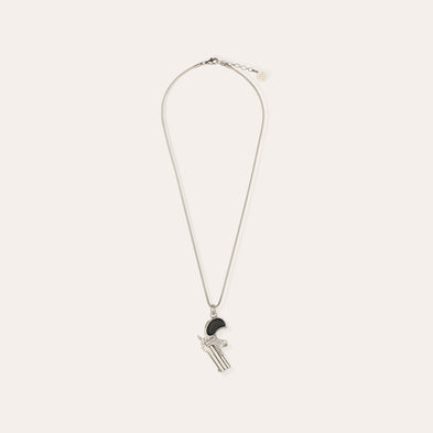 Collier Clint petit modèle argenté