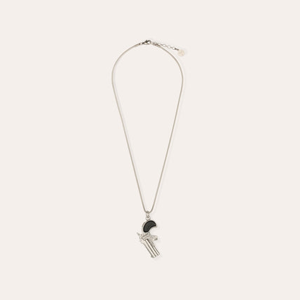 Collier Clint petit modèle argenté