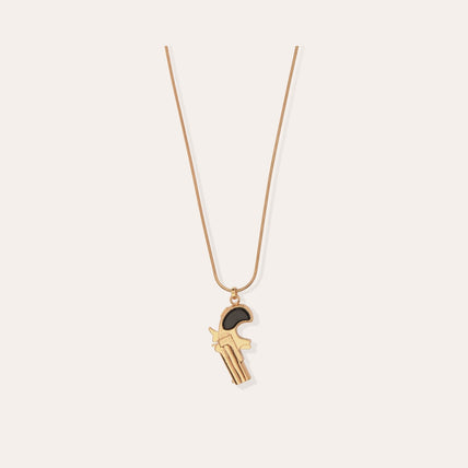 Collier Clint grand modèle doré