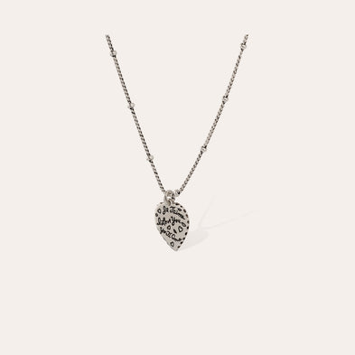 Collier Coeur argenté