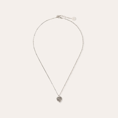 Collier Coeur argenté