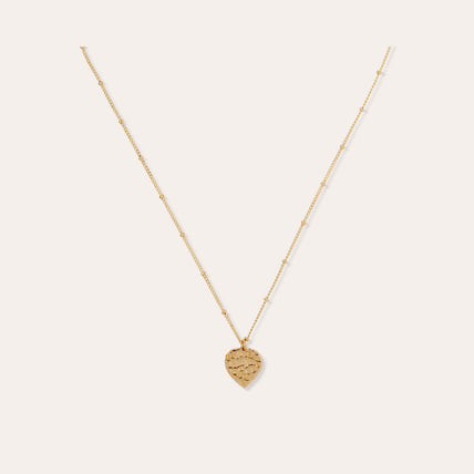Collier Coeur doré