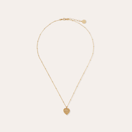 Collier Coeur doré