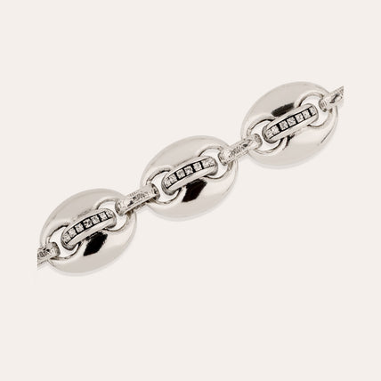 Collier Cophea strass mini argenté
