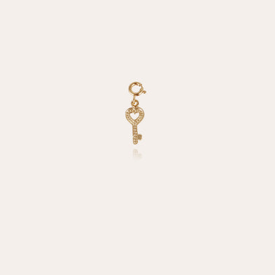 Golden Key charm pendant