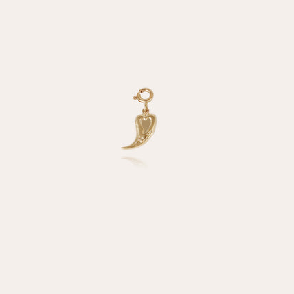 Piment Love gold pendant charm