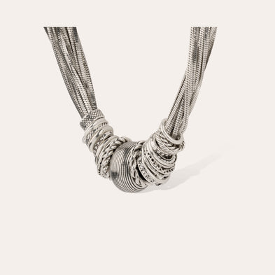 Jos Necklace ( silver-plated)