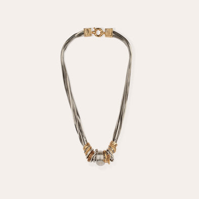 Collier Jos bicolore