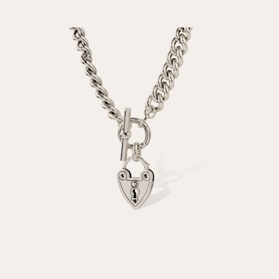 Collier Locked argenté