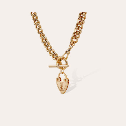 Gold Locked Necklace