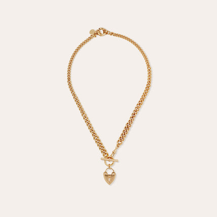 Gold Locked Necklace