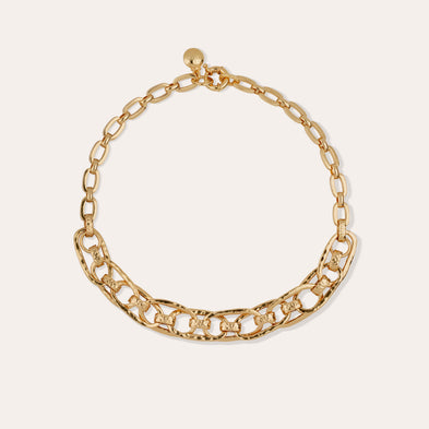 Collier Maille Ovale Multi doré