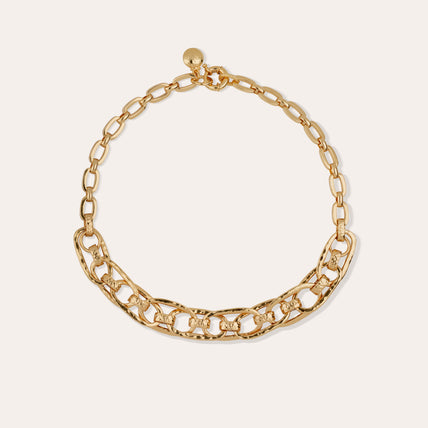 Collier Maille Ovale Multi doré