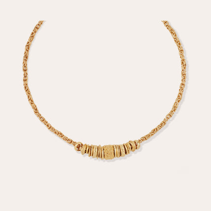 Marquise Necklace with Gold Chain