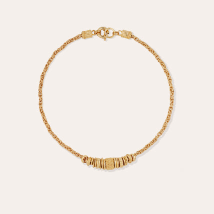 Marquise Necklace with Gold Chain