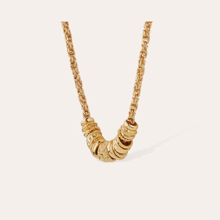 Marquise Necklace with Gold Chain