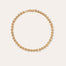 Collier Mistral doré - Nacre blanche & Strass