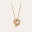 Collier Odalys doré - Nacre Blanche