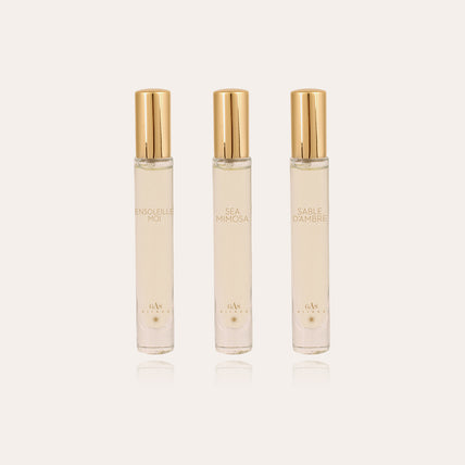 Coffret Signature - Ensoleille Moi, Sea Mimosa, Sable d'Ambre (3 x 10 ml)