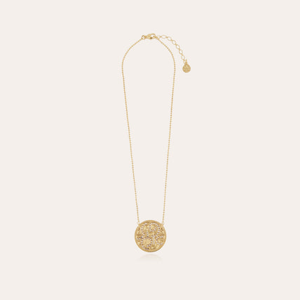 Diva Necklace with Rhinestones, " small size " in Gold