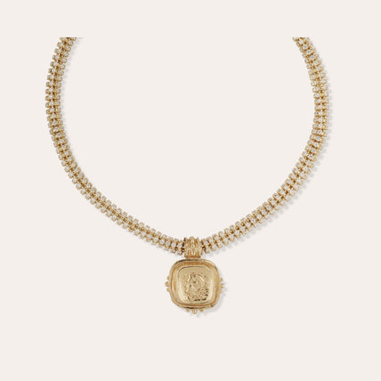 Bellina Romana Rhinestone Necklace