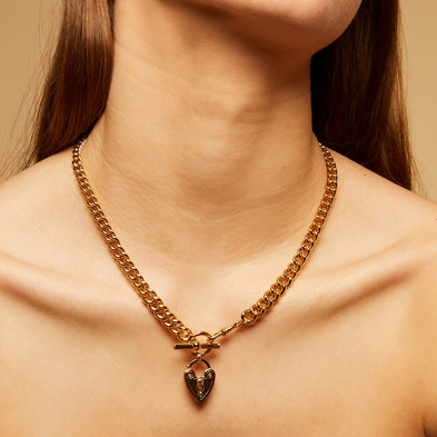 Collier Locked doré