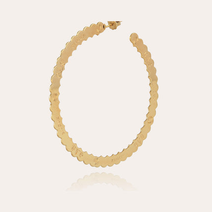 Bolduc large hoop earrings gold