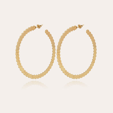 Bolduc large hoop earrings gold