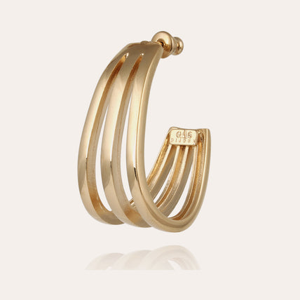 Cerceau gold earrings