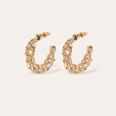 Fileo small hoop earrings gold