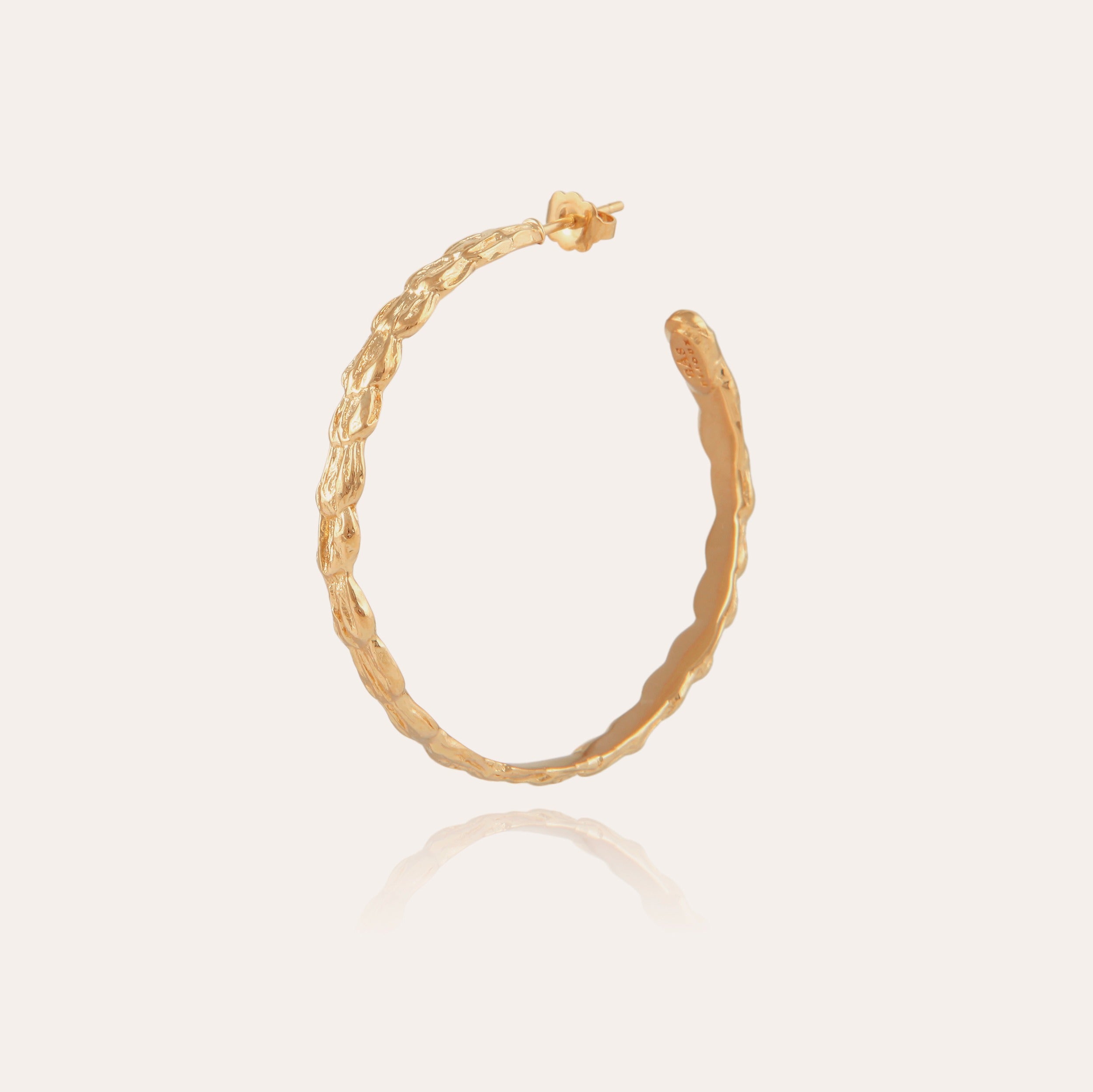 Gold Liane Hoop Earrings – Gas Bijoux